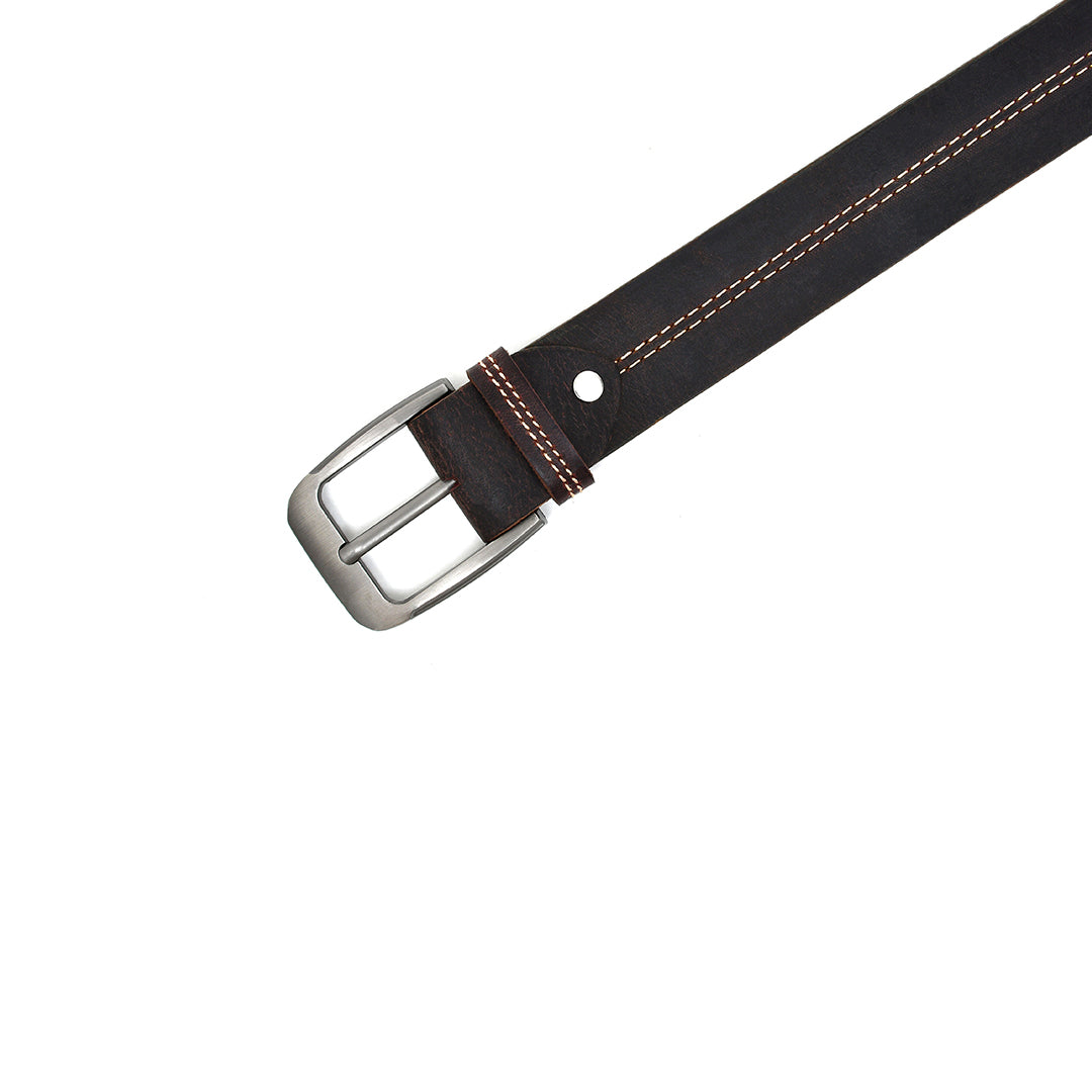 LEATHER BELT - OXB0004-COFFEE