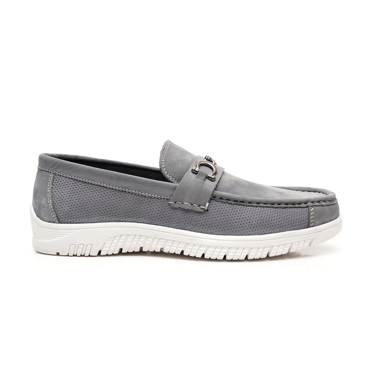 LEATHER SHOES - RPD-02 GREY
