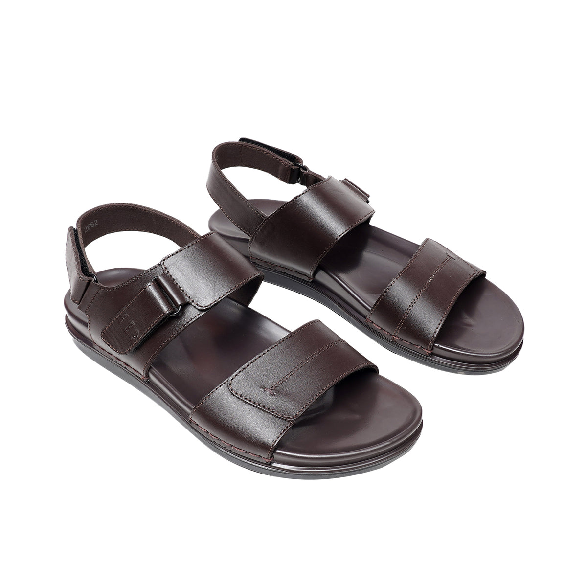 LEATHER SANDAL - AR-114 BROWN