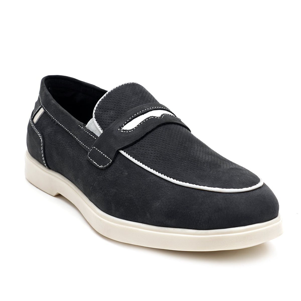 LEATHER SHOES - LBY-051 BLUE