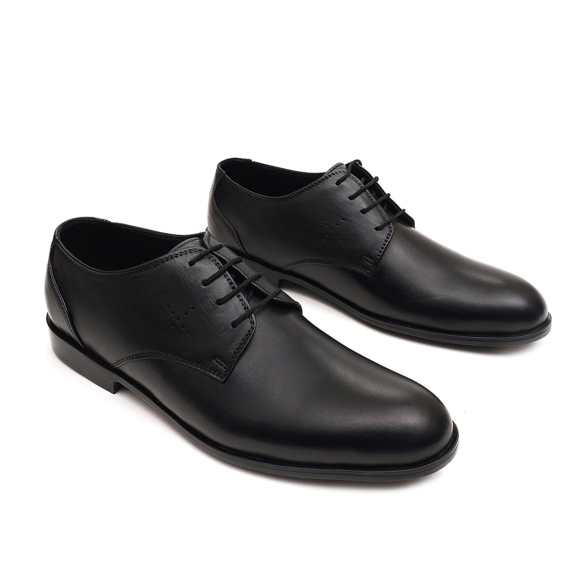 LEATHER SHOES - FCG-8112 BLACK