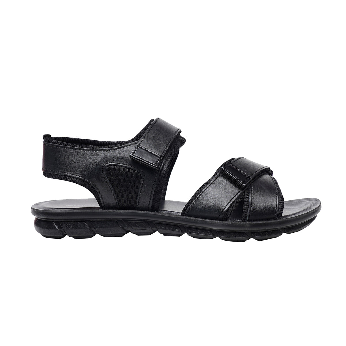LEATHER SANDAL - AK-110 BLACK