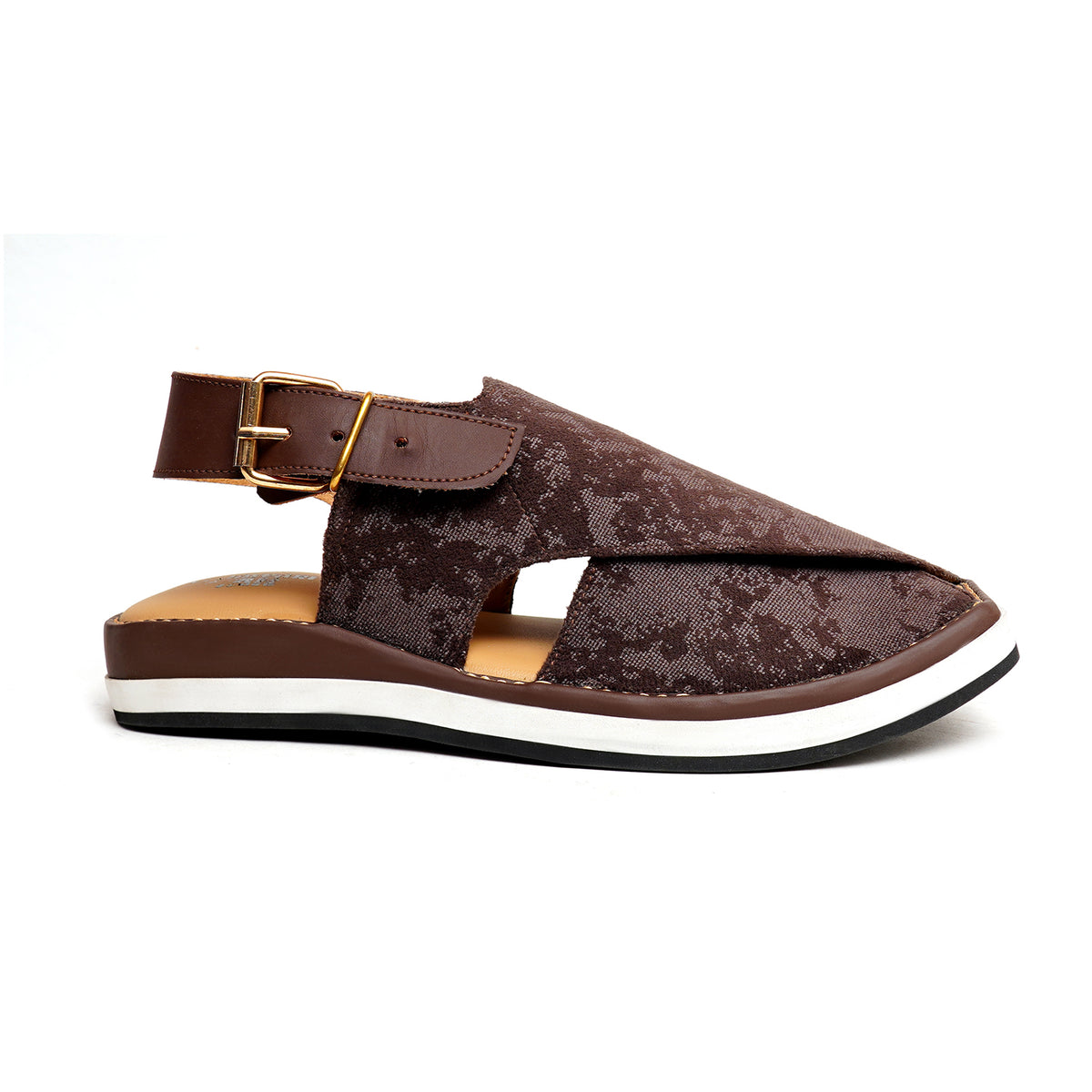 LEATHER PESHAWARI CHAPPAL - ATG0010 BROWN
