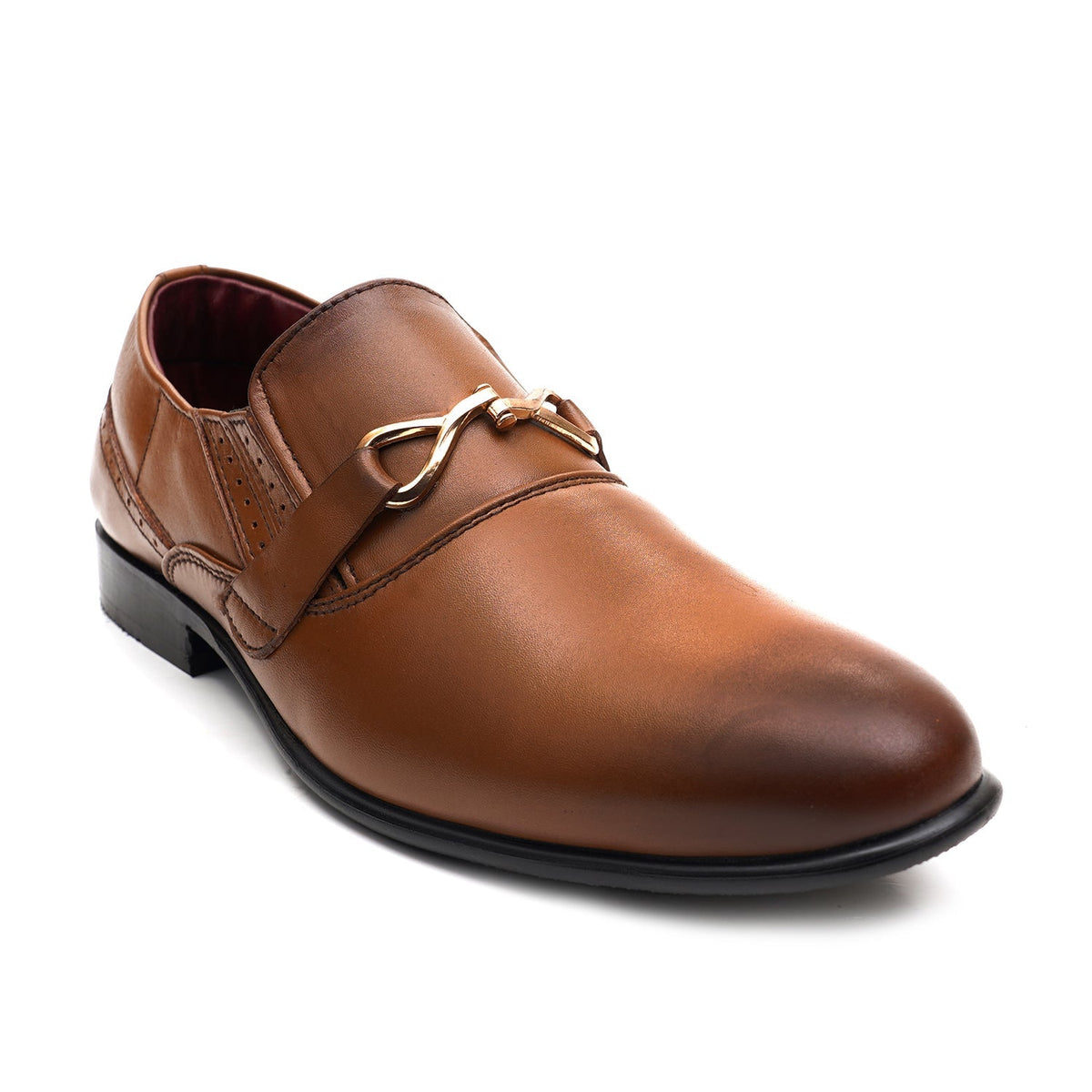LEATHER SHOES - FCG-8106 MUSTARD