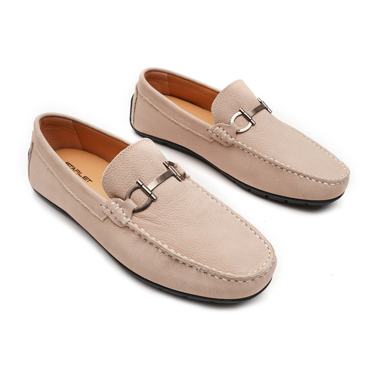 LEATHER SHOES - FLD-03 BEIGE