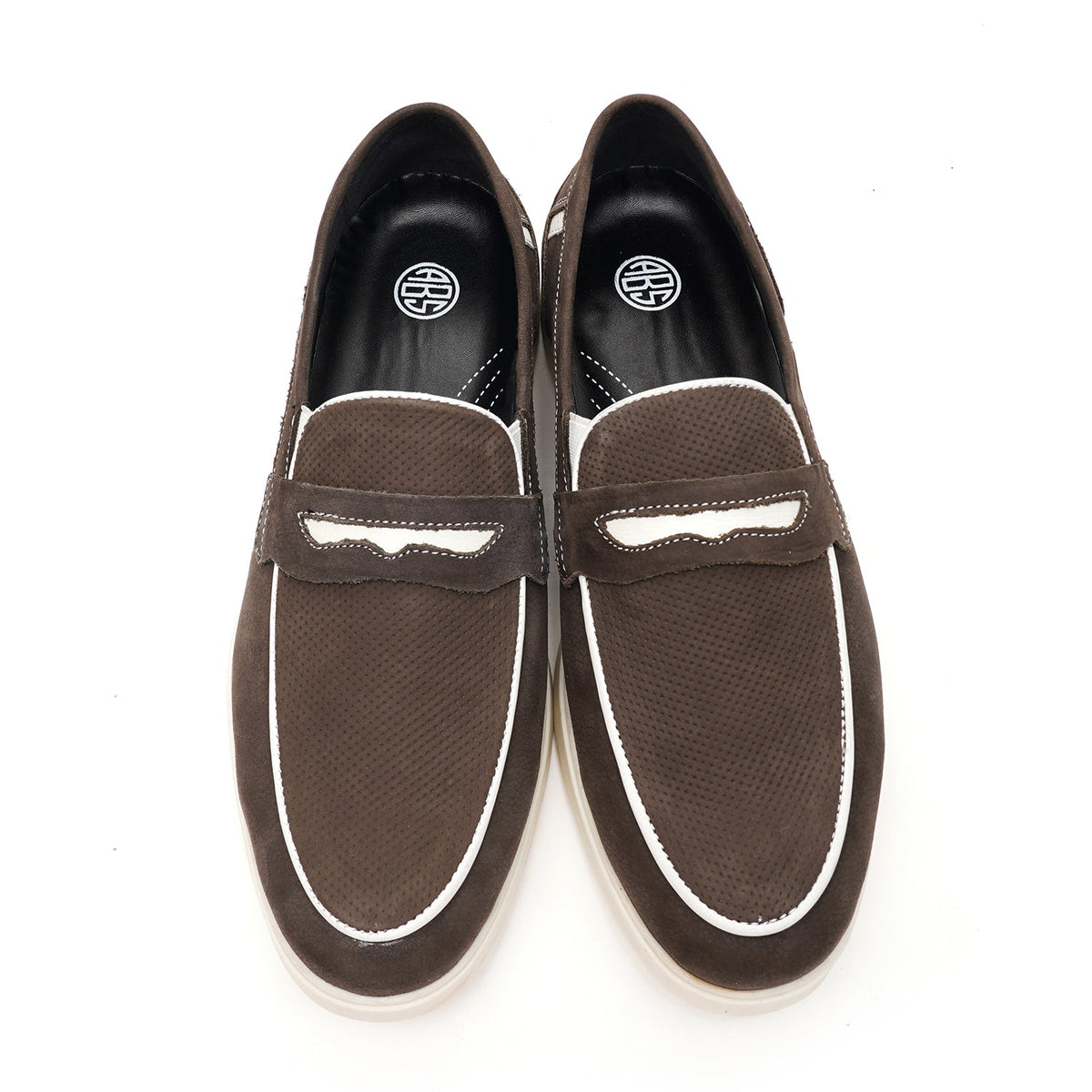 LEATHER SHOES - LBY-051 BROWN