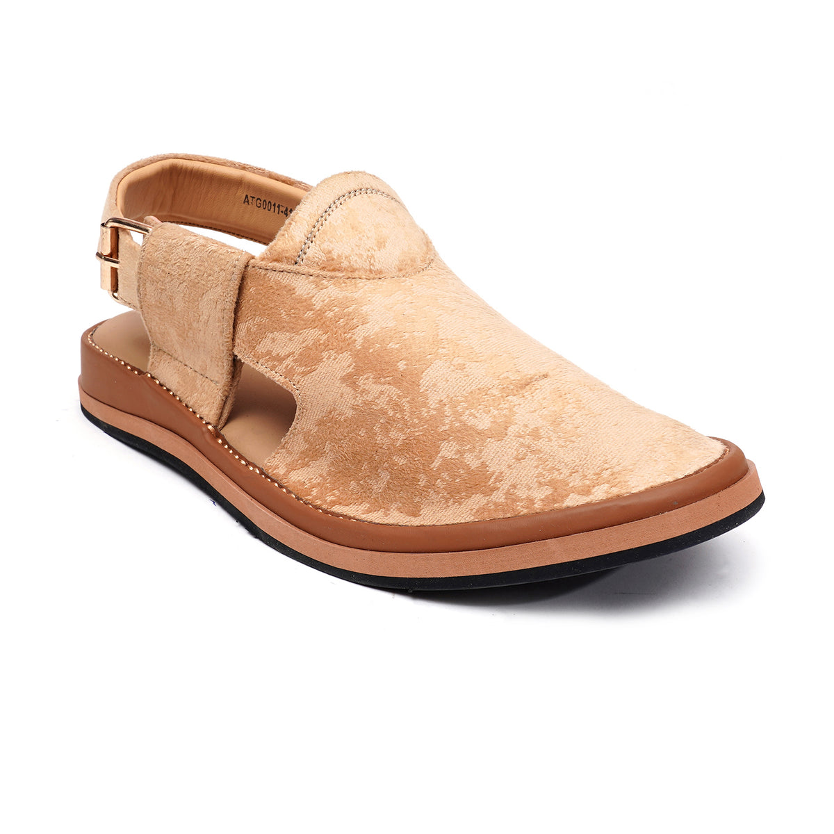 LEATHER PESHAWARI CHAPPAL - ATG0011 MUSTARD