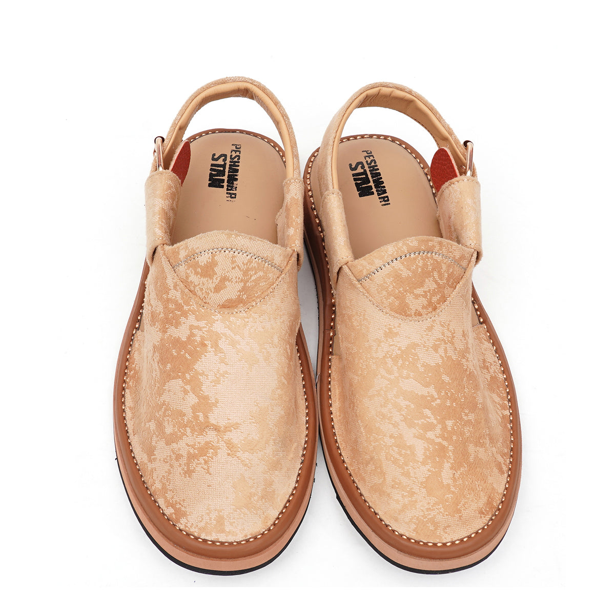LEATHER PESHAWARI CHAPPAL - ATG0011 MUSTARD