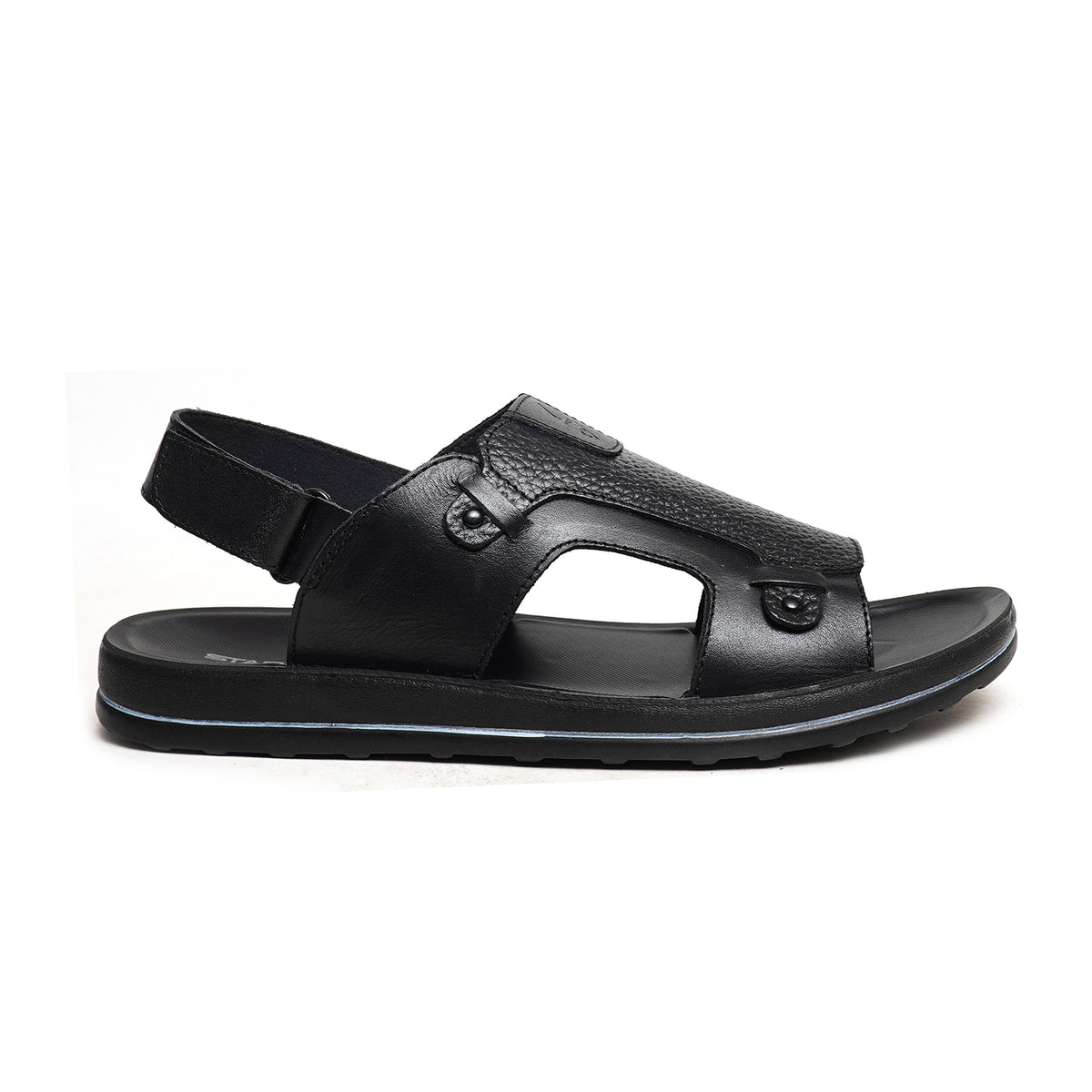 LEATHER SANDAL -WA-1840 BLACK