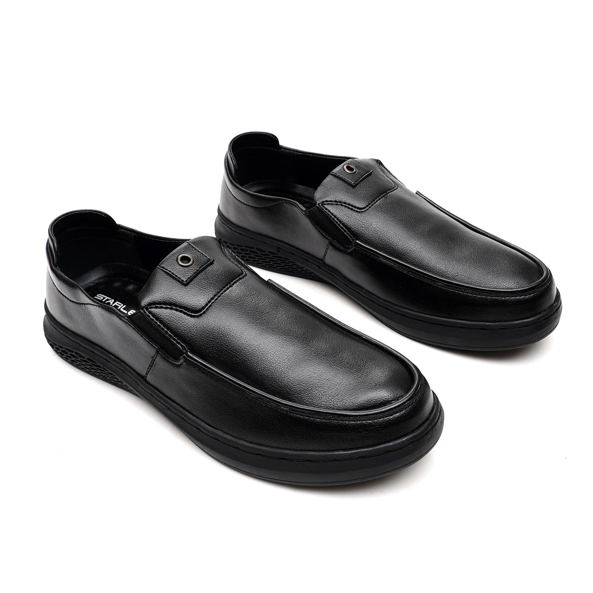 LEATHER SHOES - DRG-04 BLACK