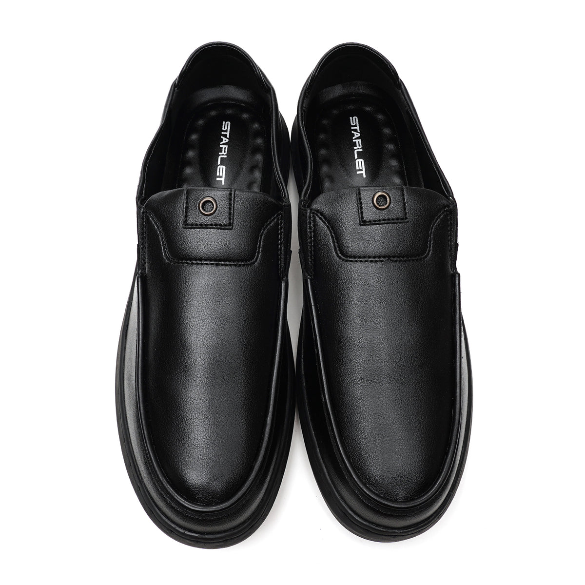LEATHER SHOES - DRG-04 BLACK