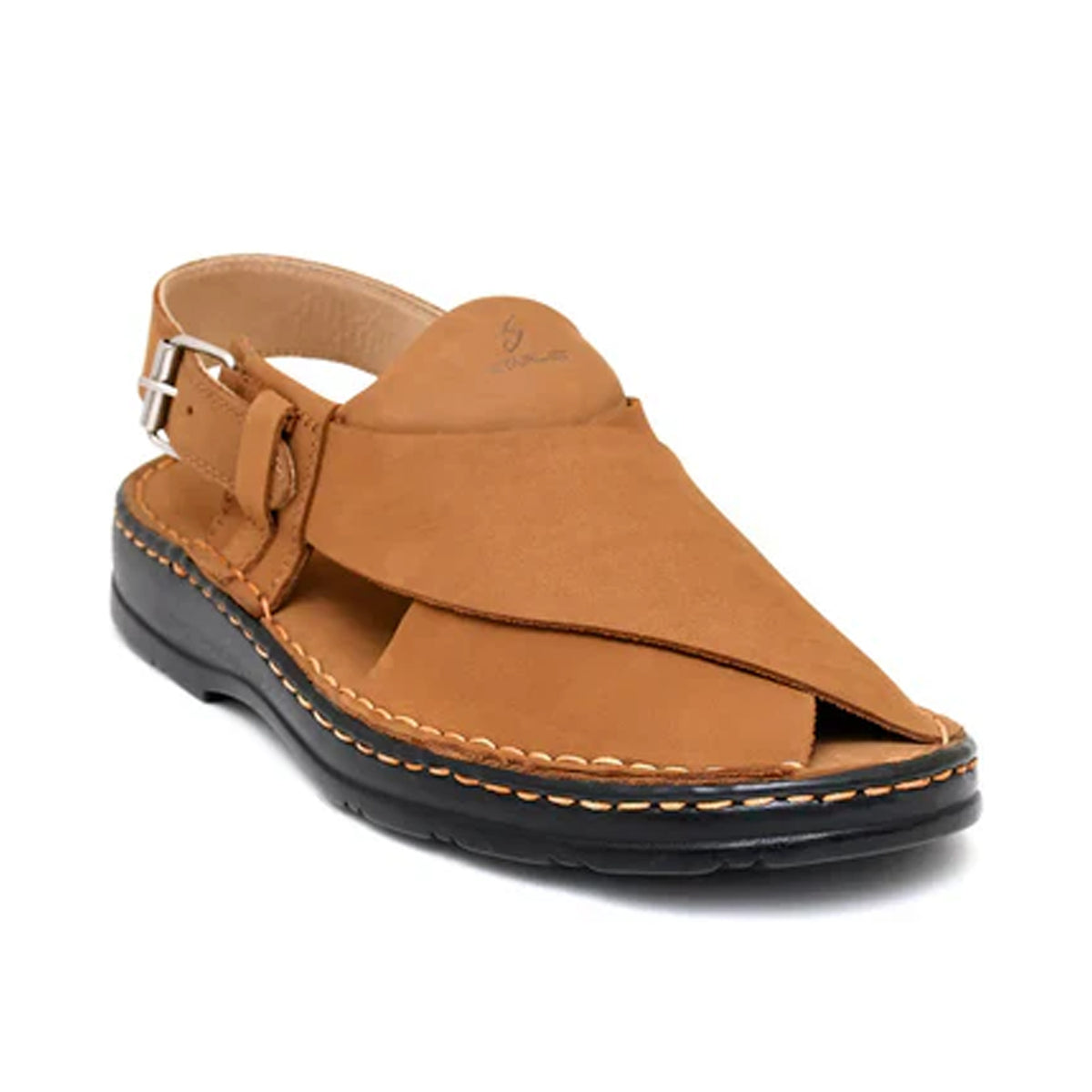 LEATHER PESHAWARI CHAPPAL - 4006 MUSTARD