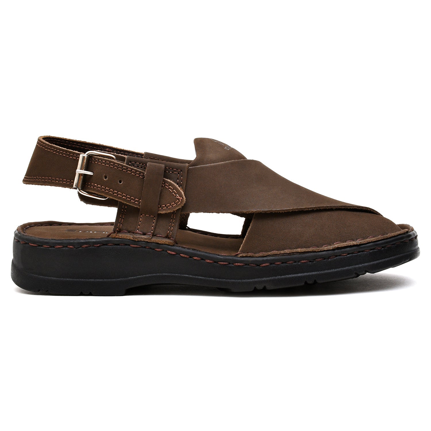 LEATHER PESHAWARI  CHAPPAL - 4006 EXPRESSO