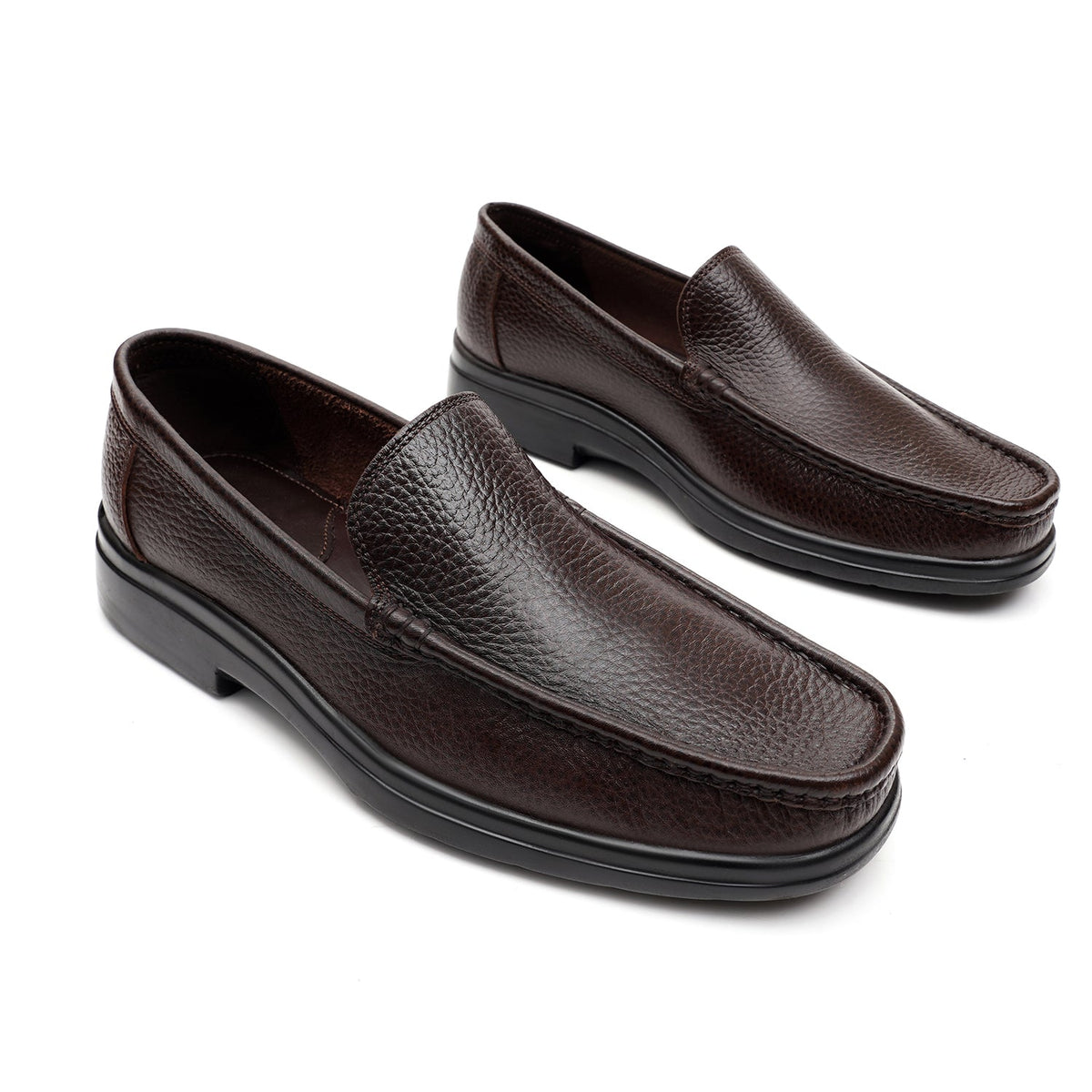 LEATHER SHOES - 4531 BROWN