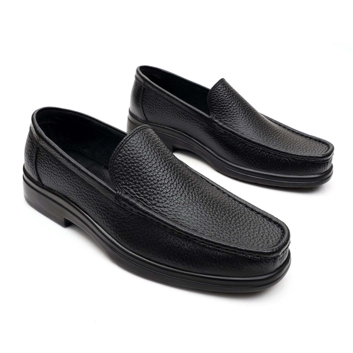 LEATHER SHOES - 4531 BLACK