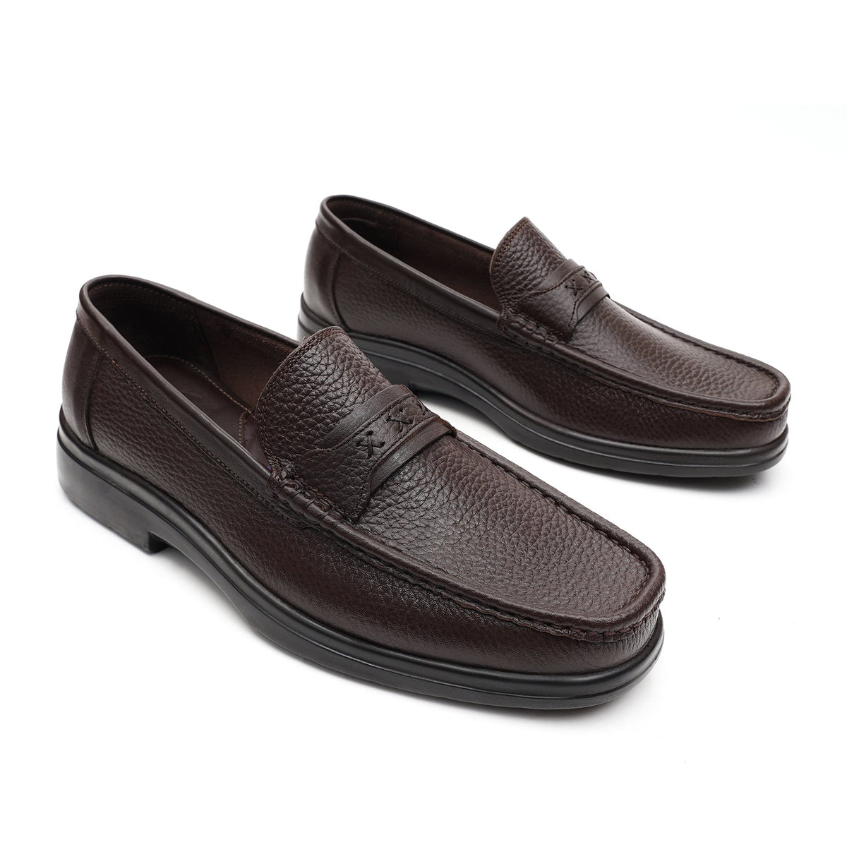 LEATHER SHOES - 4532 BROWN