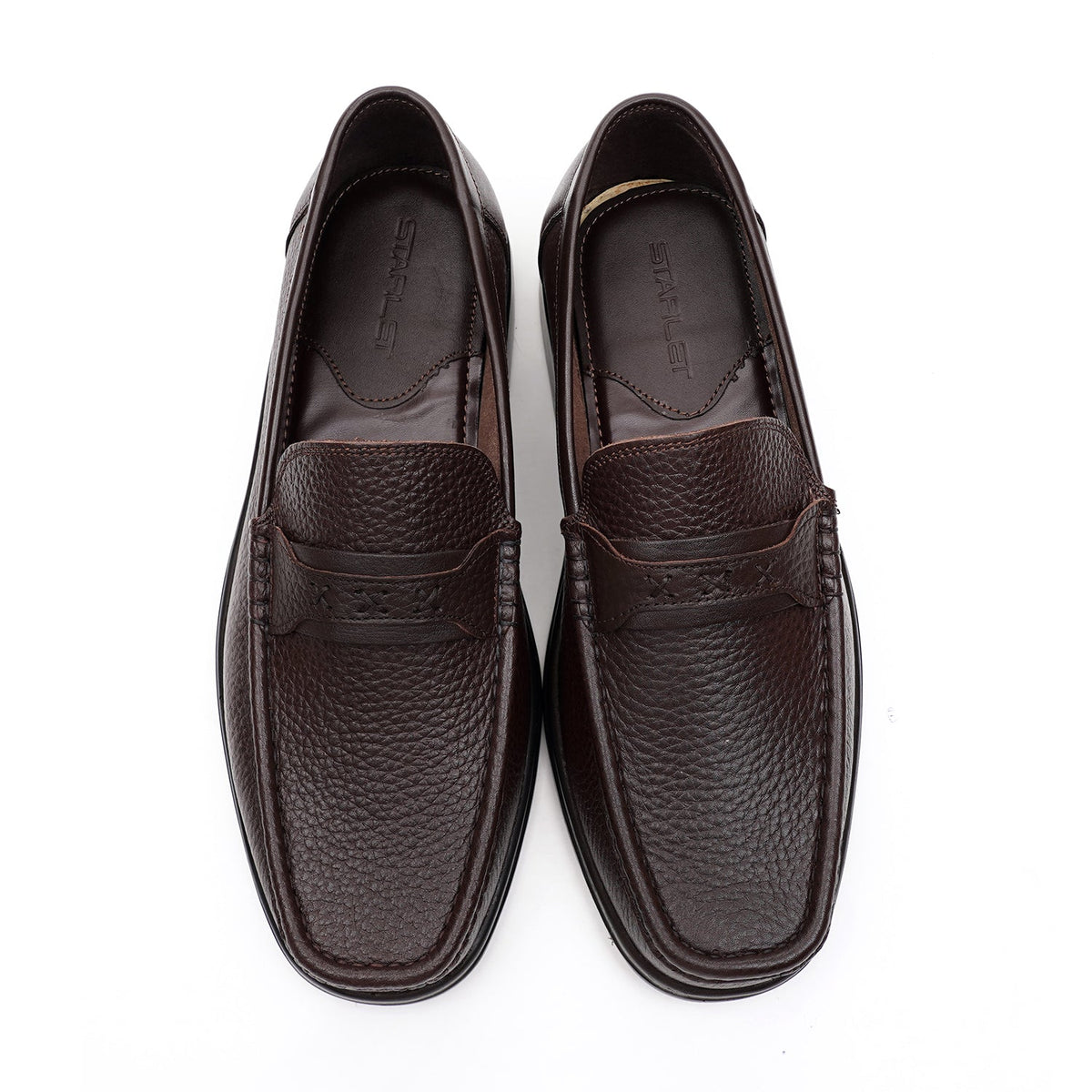 LEATHER SHOES - 4532 BROWN