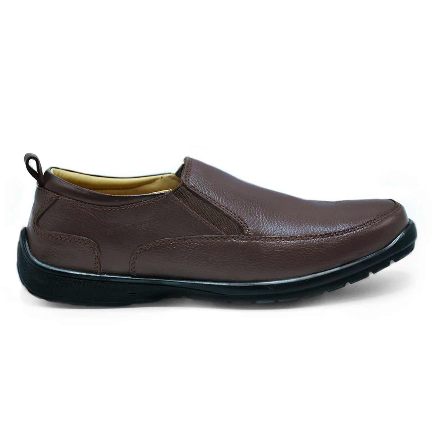 LEATHER SHOES - RUNNER-054 BROWN