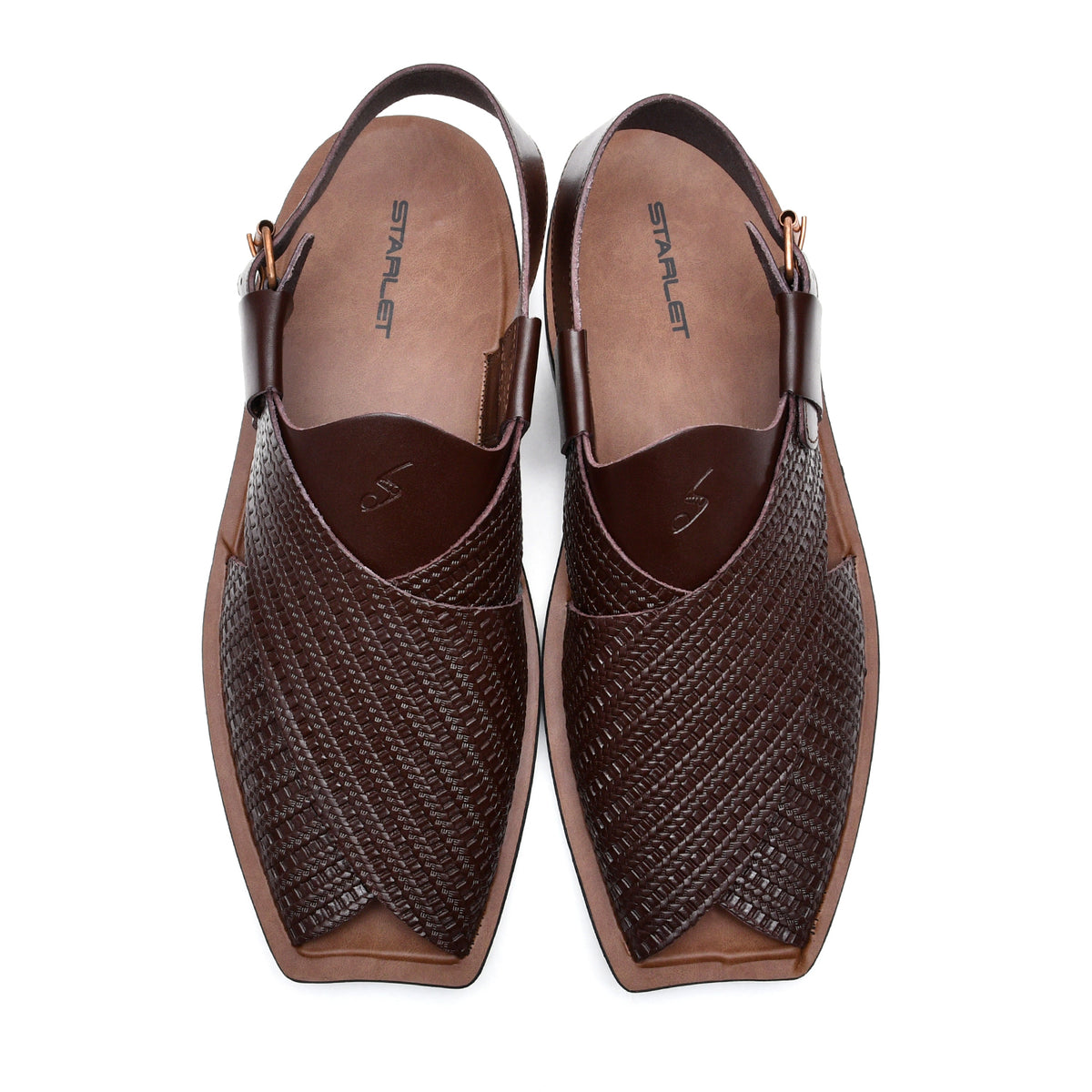 LEATHER PESHAWARI CHAPPAL - NPT-08 BROWN