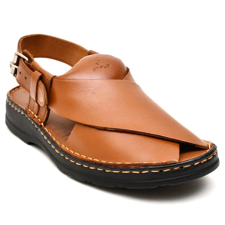 LEATHER PESHAWARI  CHAPPAL - 04006P TAN