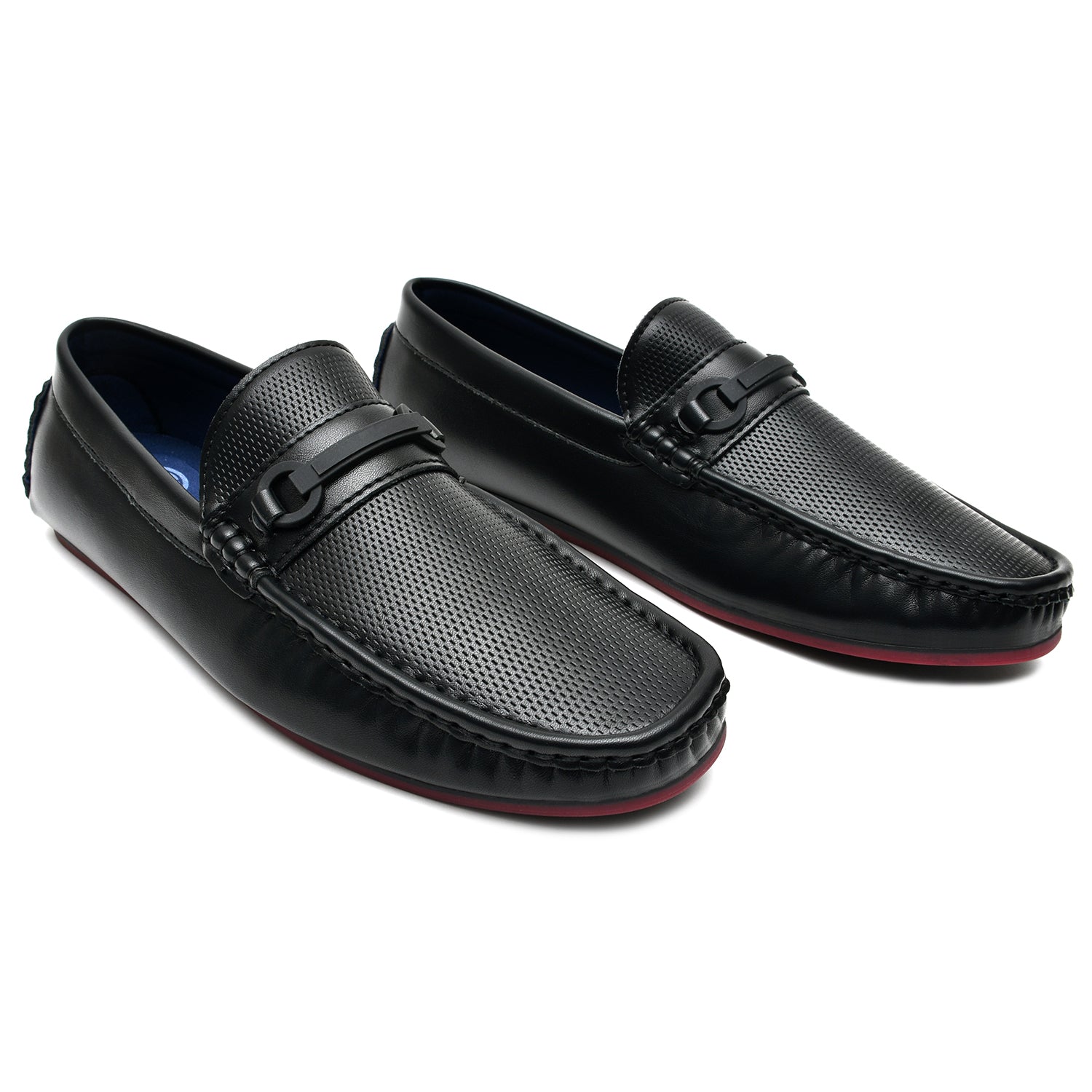 LEATHER SHOES - AB-23728 BLACK