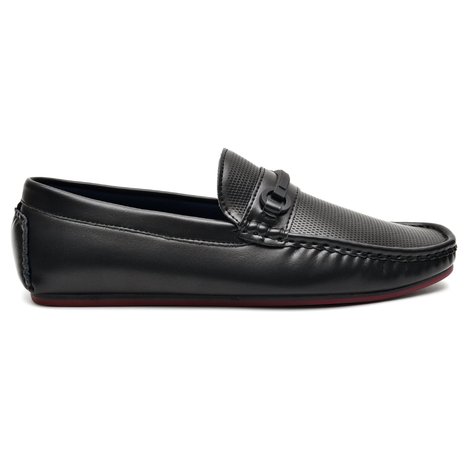 LEATHER SHOES - AB-23728 BLACK