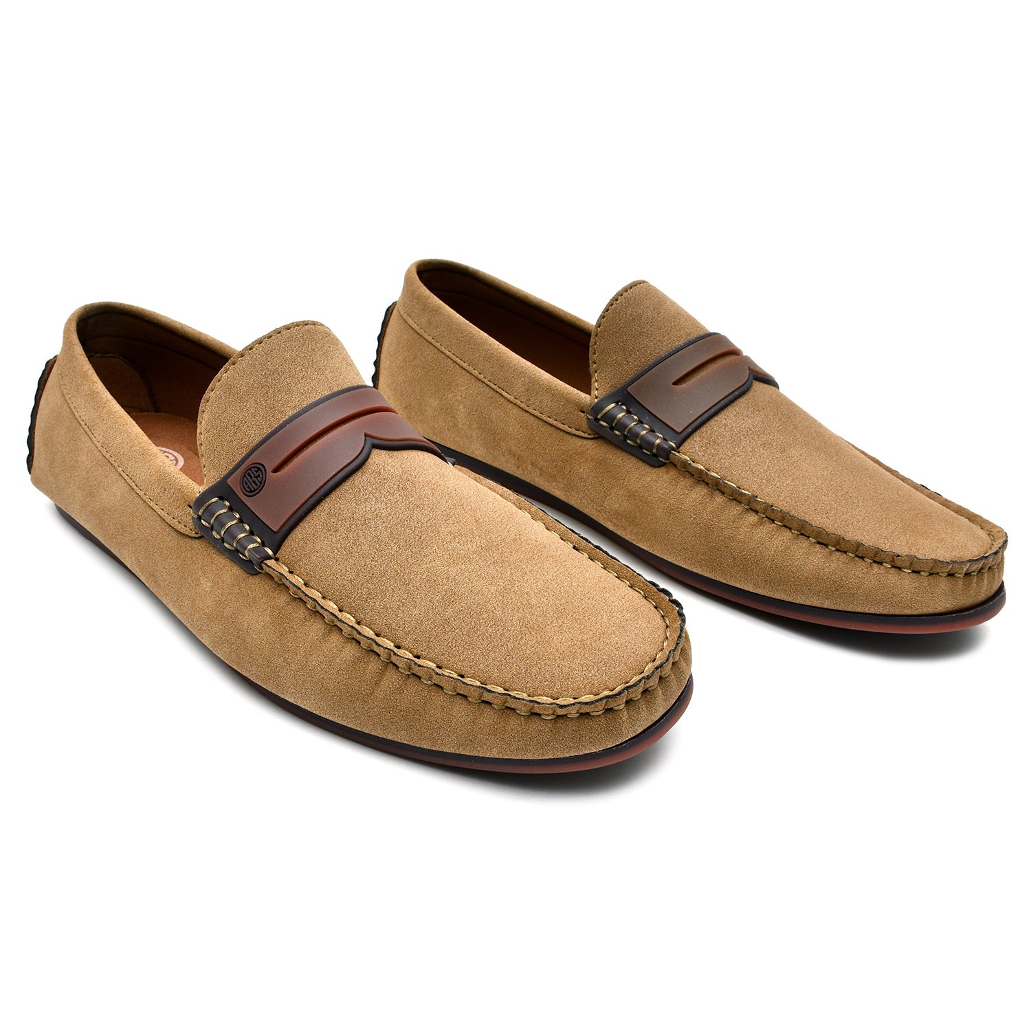 LEATHER SHOES - AB-728-1 CAMEL