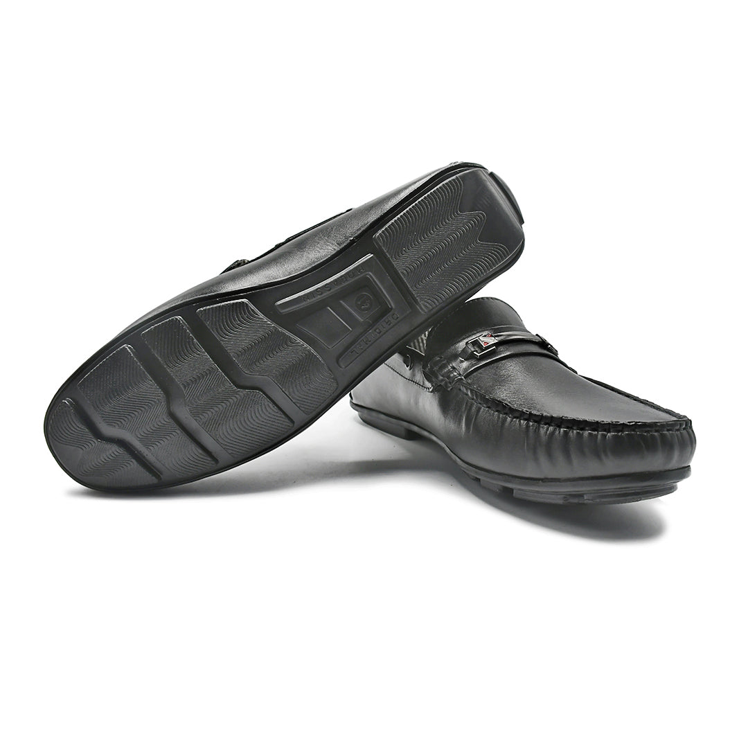 LEATHER SHOES - ND-23C BLACK