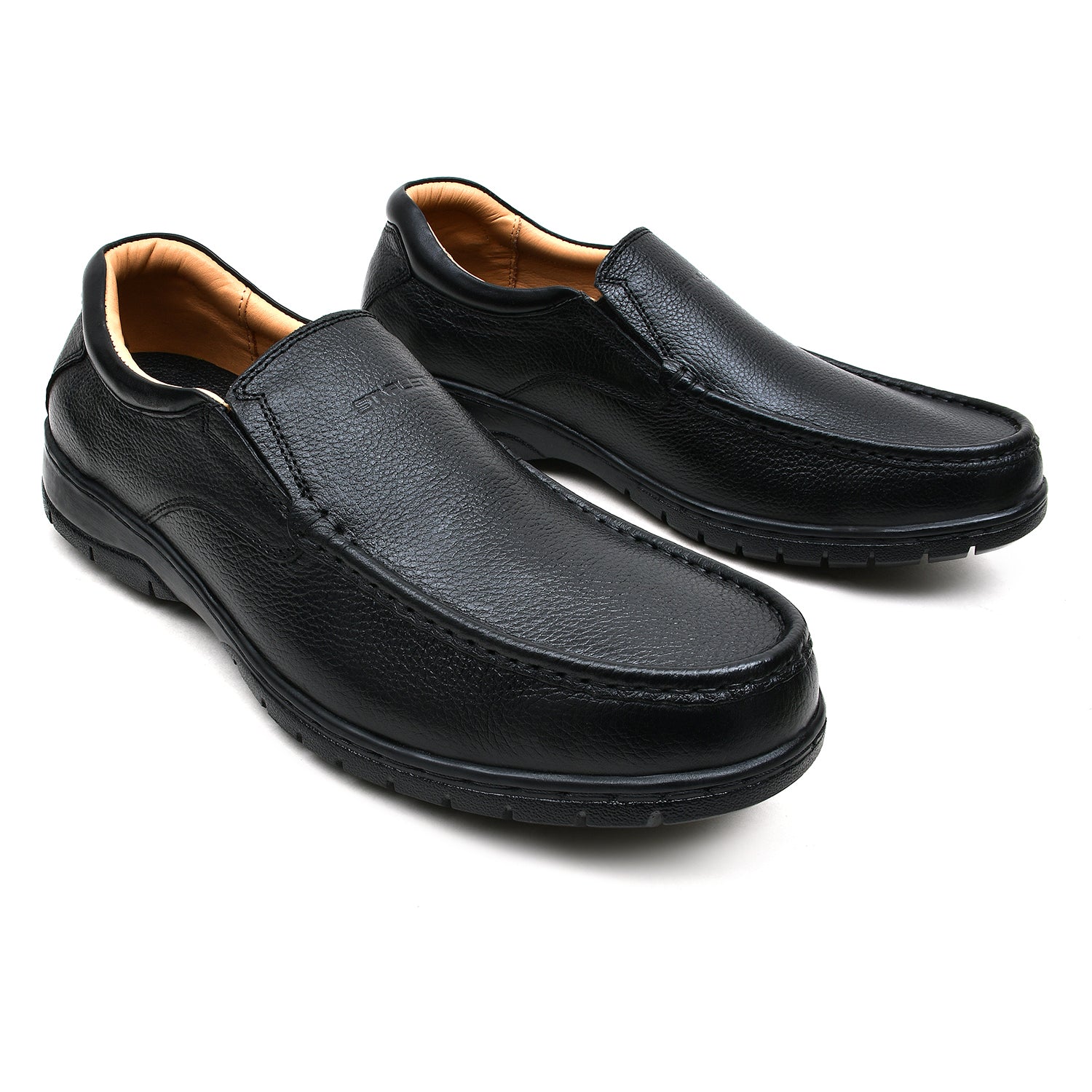 LEATHER SHOES - ANATOMIC-006 BLACK