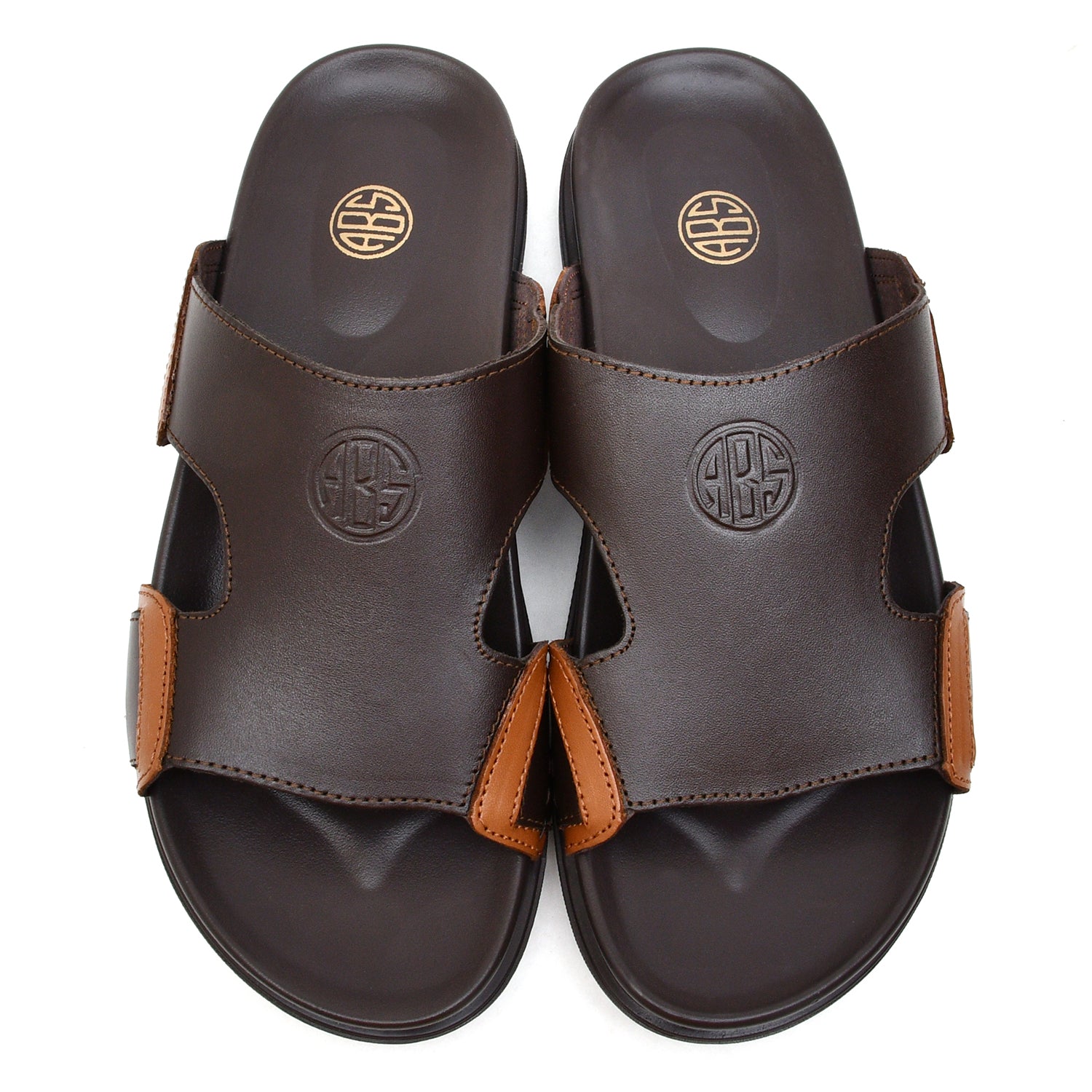 LEATHER SLIPPER - AR-018 BROWN