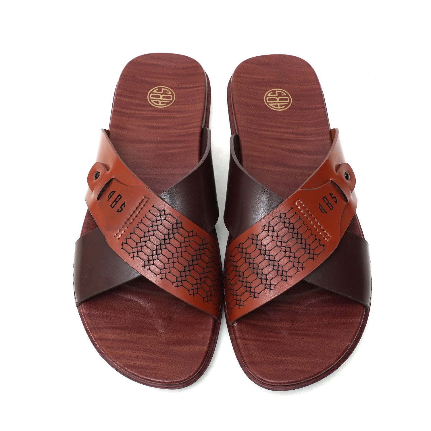 LEATHER SLIPPER - CHM-015 BROWN