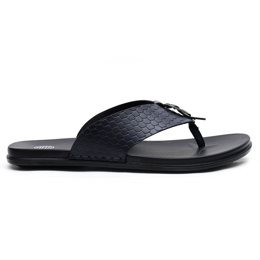 LEATHER SLIPPER - CHM-002 BLUE