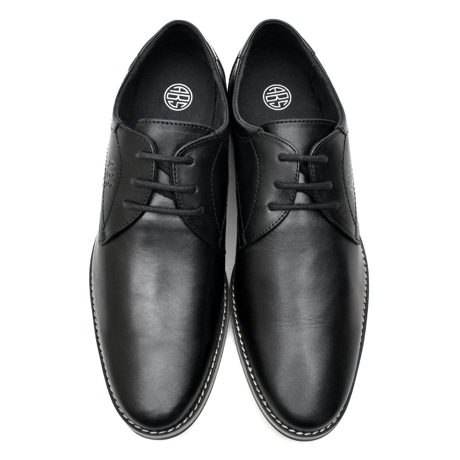 LEATHER SHOES - GR-13 BLACK