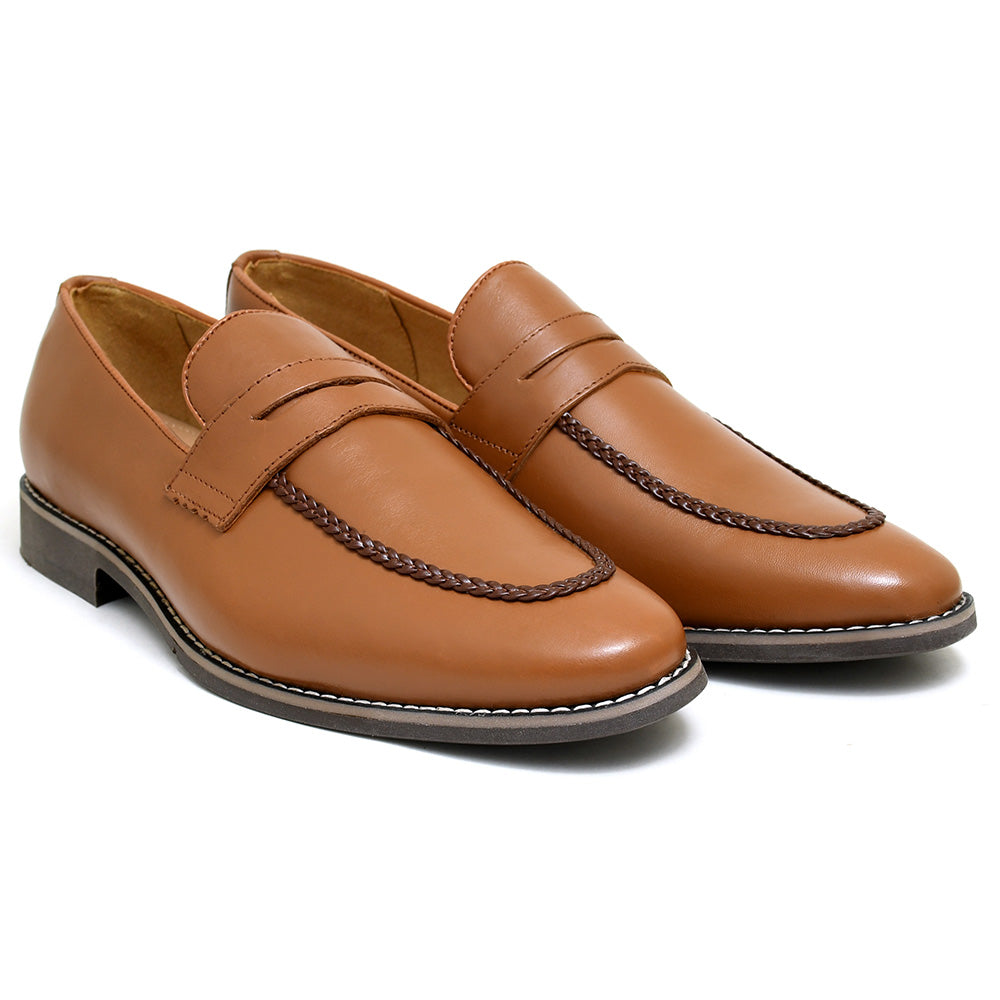 LEATHER SHOES - GARNIZO-024 TAN