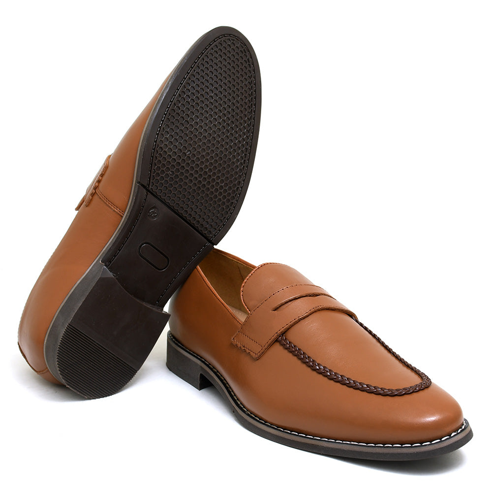 LEATHER SHOES - GARNIZO-024 TAN