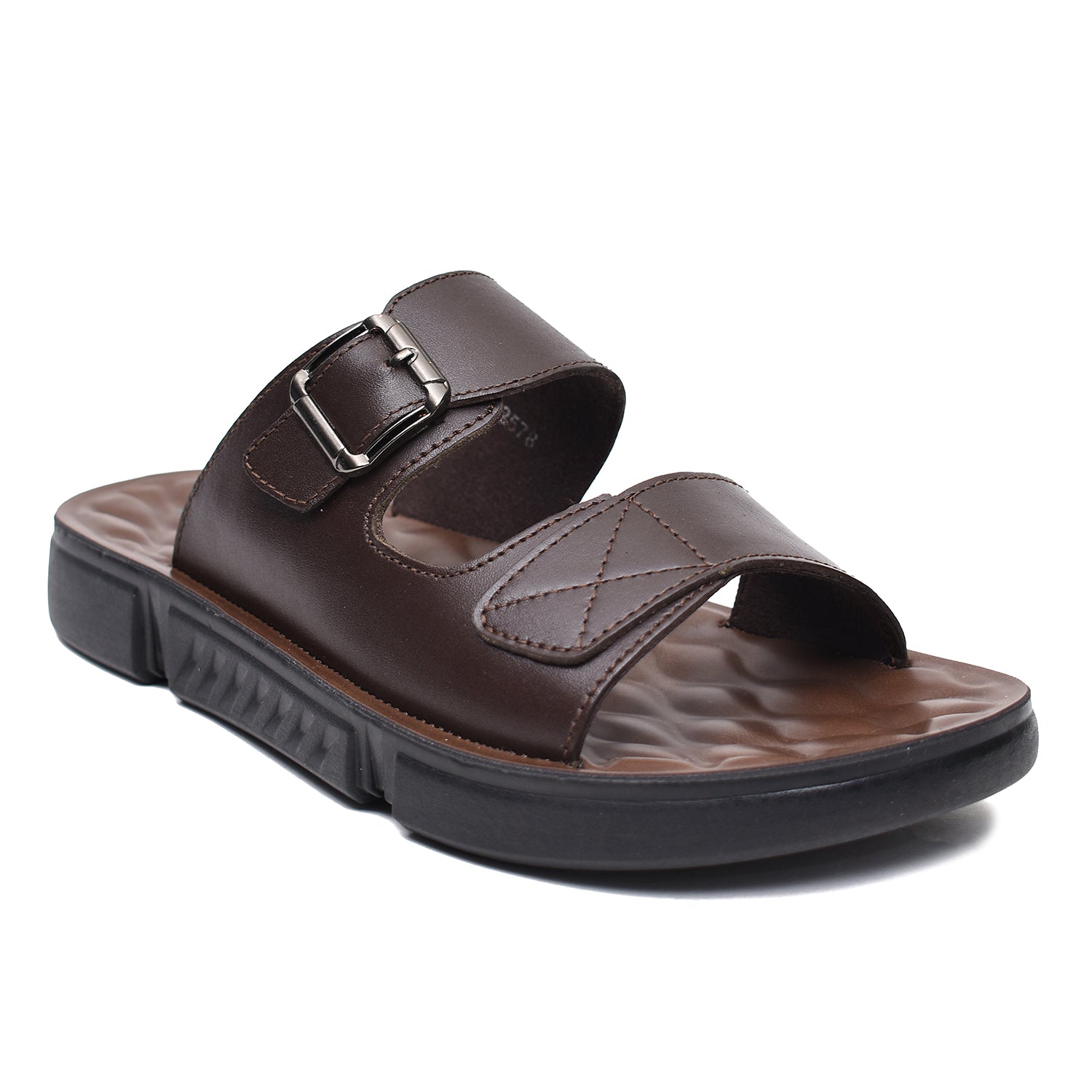 LEATHER SANDAL - SPT-1241 BROWN