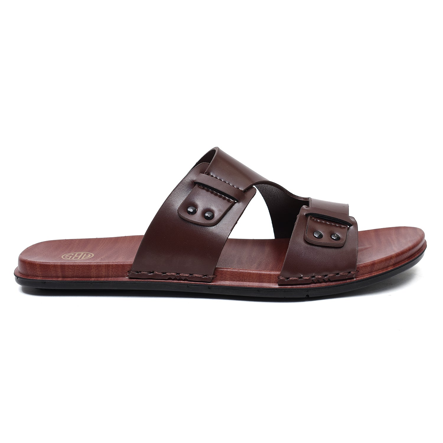 LEATHER SLIPPER - CHM-014 BROWN