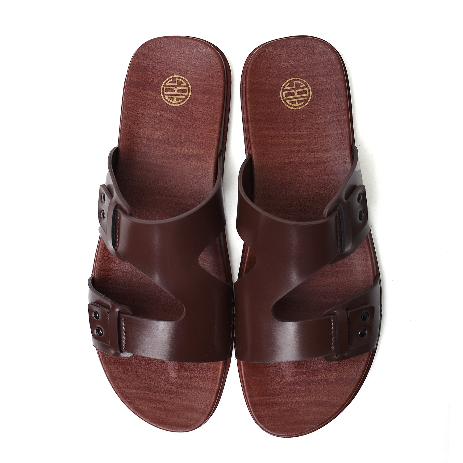 LEATHER SLIPPER - CHM-014 BROWN