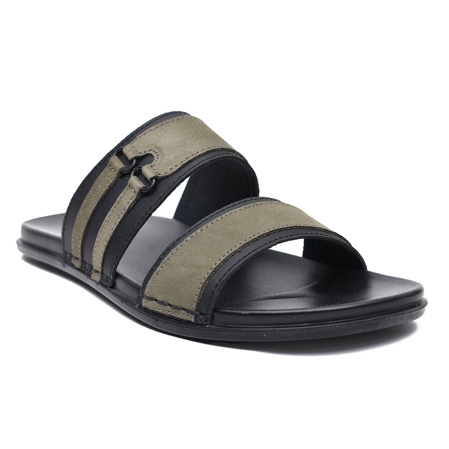LEATHER SLIPPER - CHM-013 GREEN