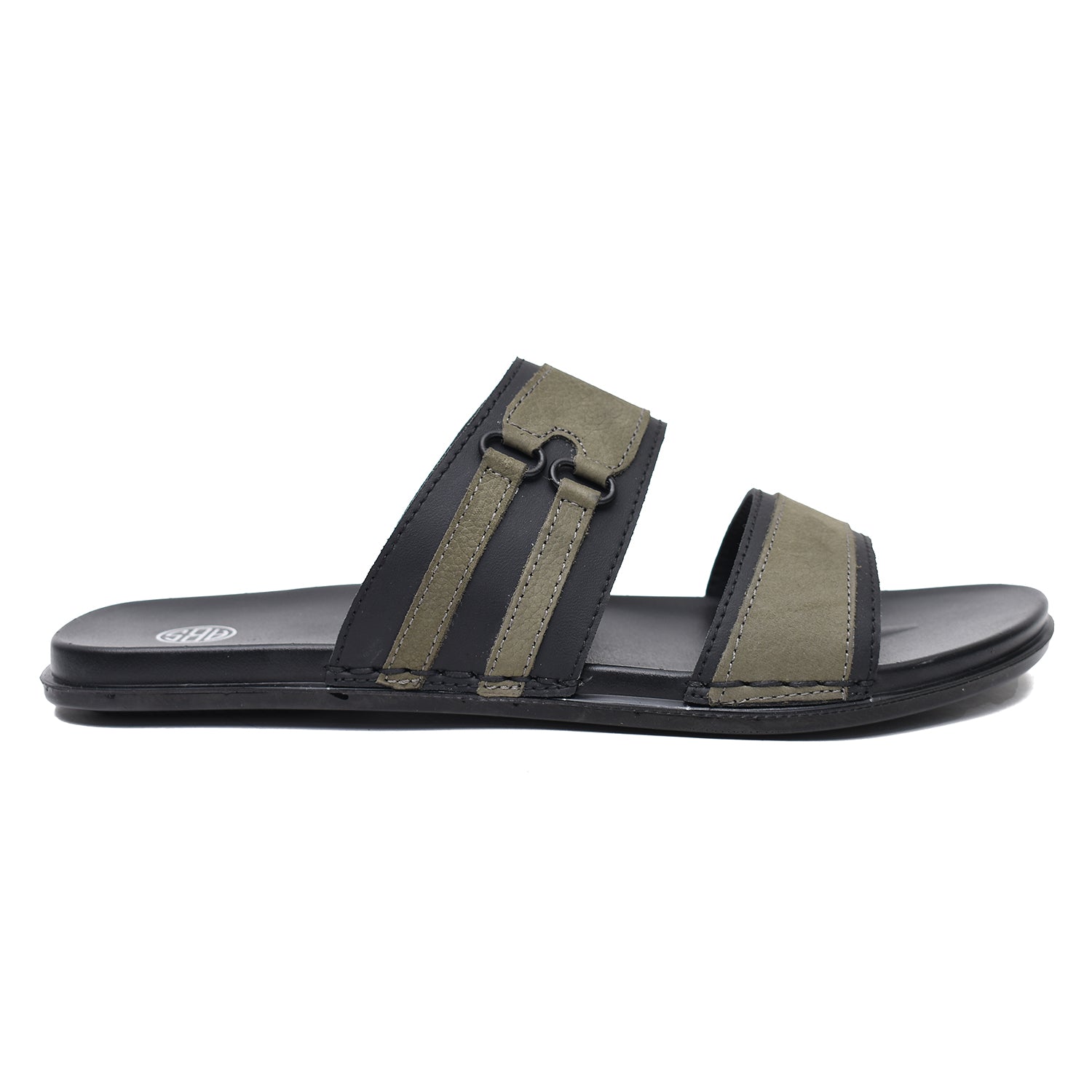 LEATHER SLIPPER - CHM-013 GREEN
