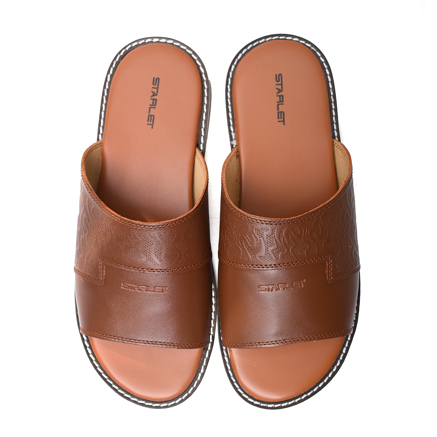 LEATHER SLIPPER - GX-24 TAN