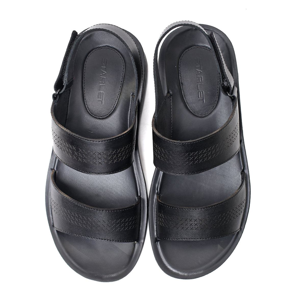 LEATHER SLIPPER - VO-651 BLACK