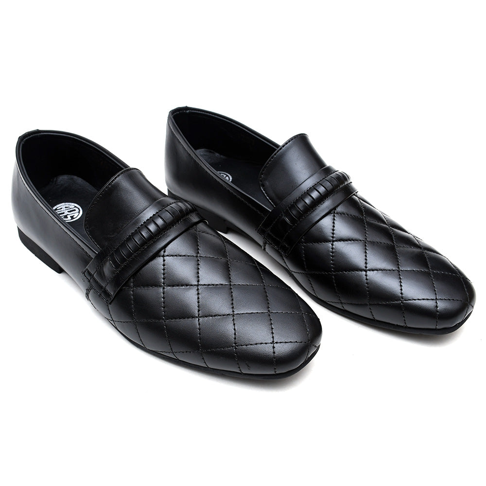 LEATHER SHOES - ACM-1257 BLACK