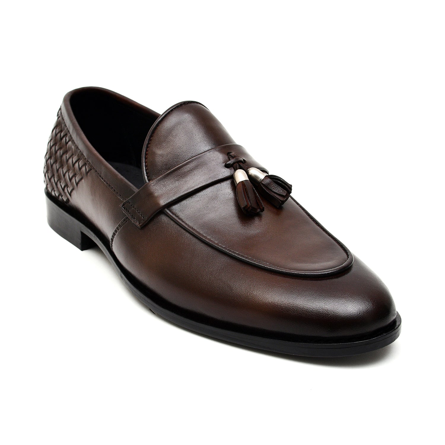 LEATHER SHOES - FCG-8071 BROWN
