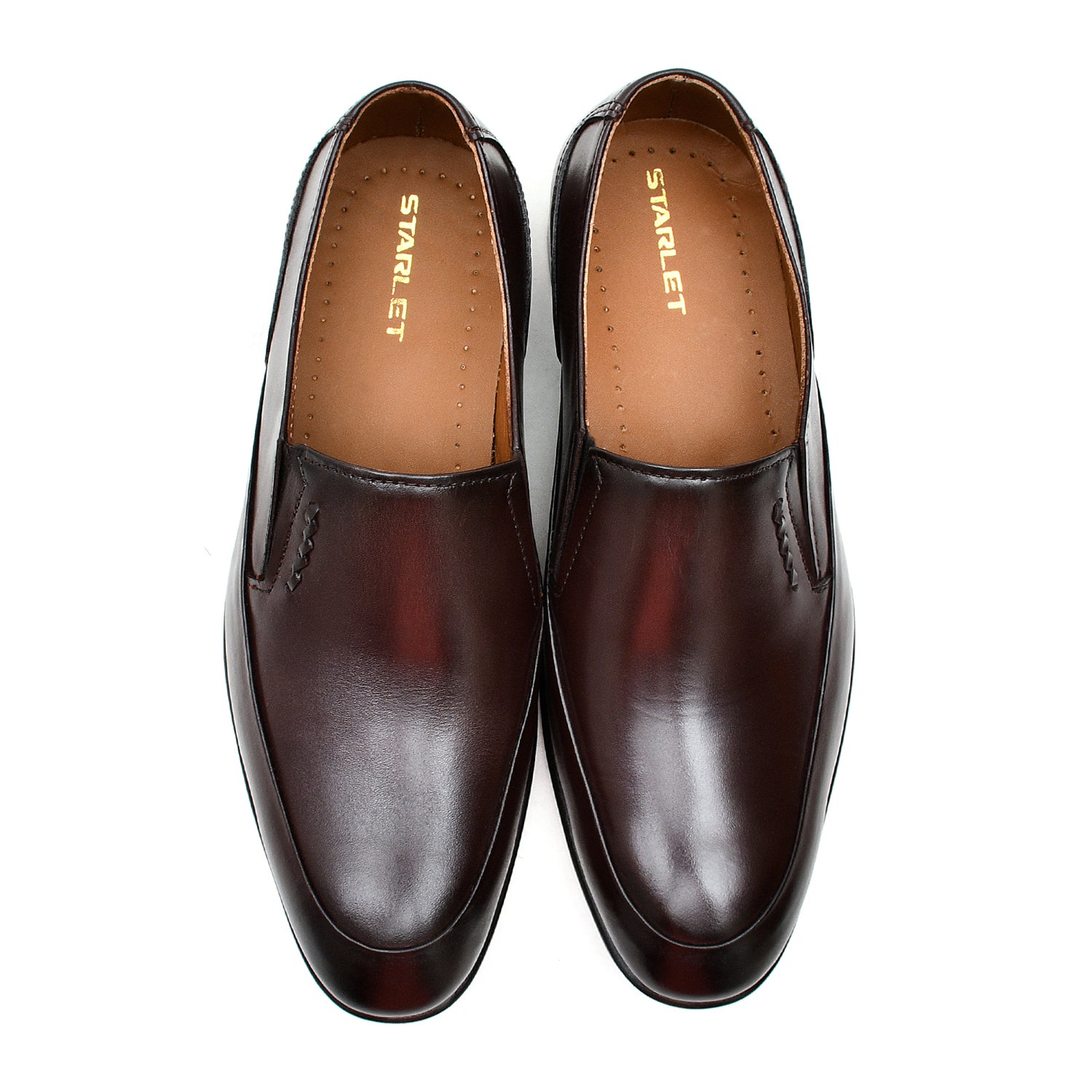 LEATHER SHOES - FCG-8072 BROWN