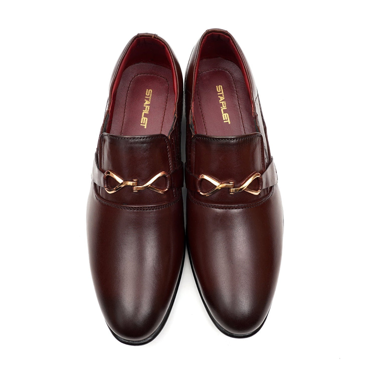 LEATHER SHOES - FCG-8106 MAROON