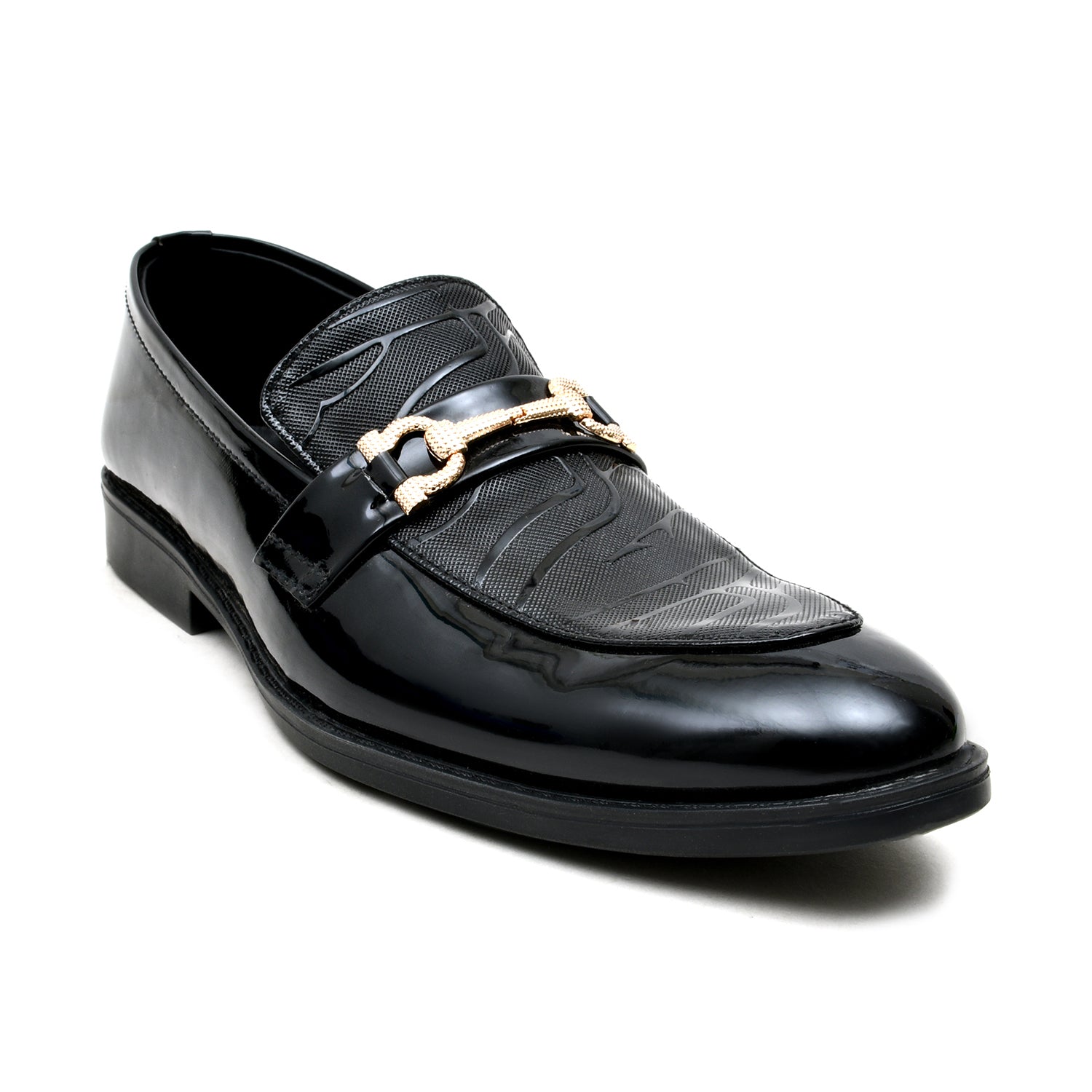 LEATHER SHOES - FCG-8065 BLACK