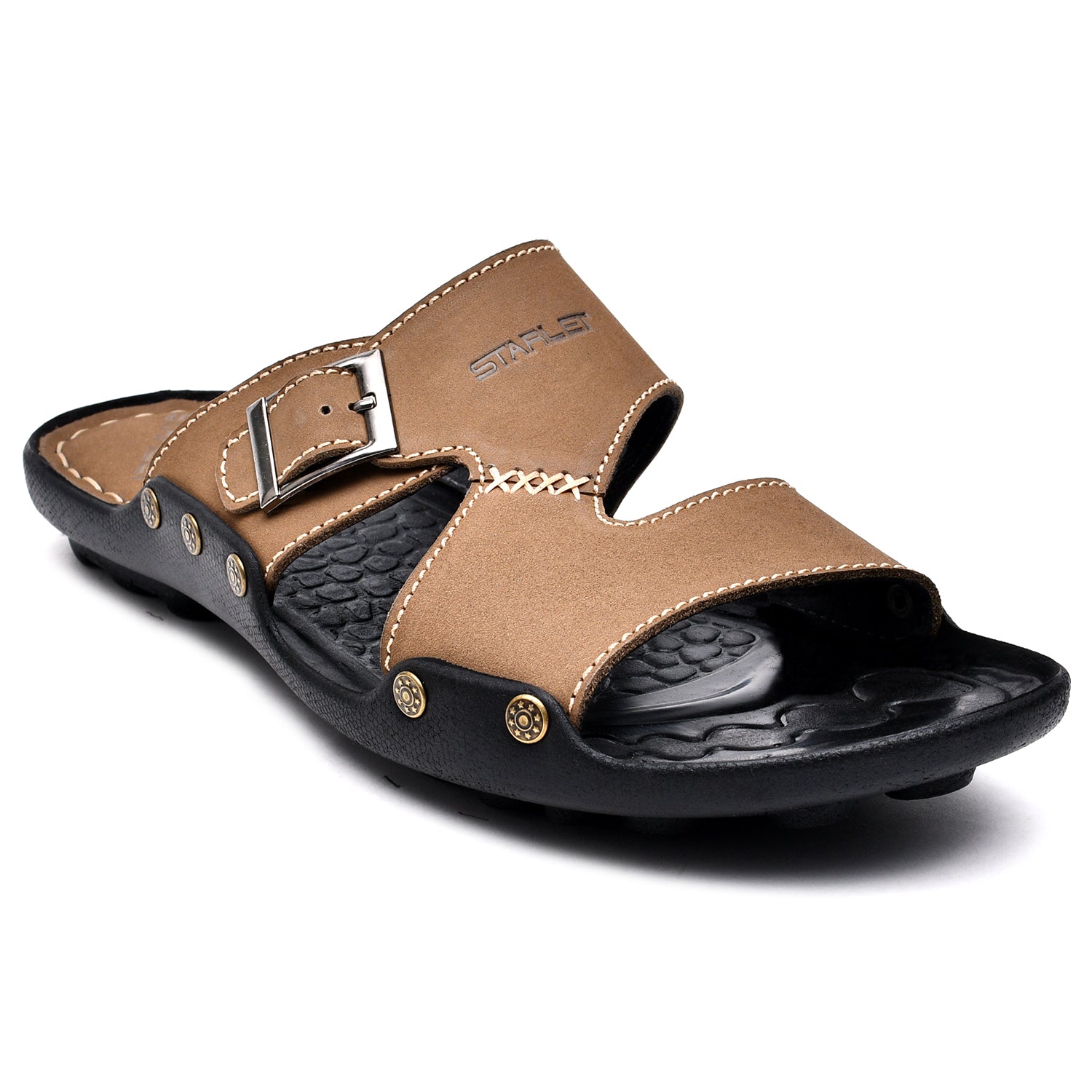LEATHER SLIPPER - FIVE STONE-016 FAWN