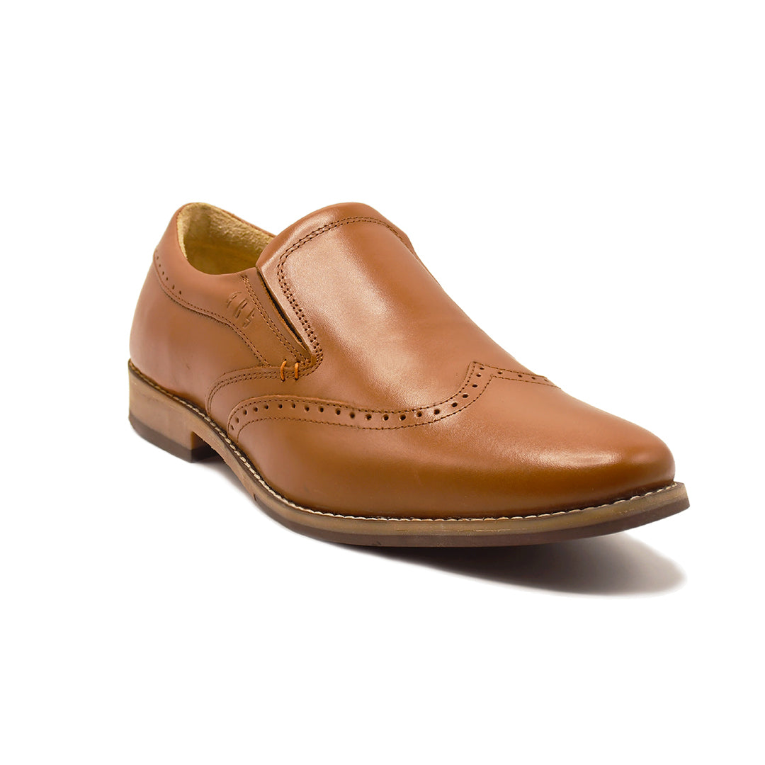 LEATHER SHOES - GARNIZO-011 TAN