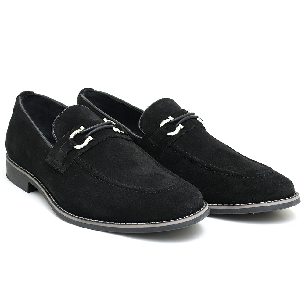 LEATHER SHOES - GARNIZO-021 BLACK